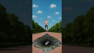 🚨💡 Escape from a 100-meter deep well! 🕳️🧗‍♂️🏃‍♂️💦😱 #short , #phunganfamily