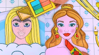 Beauty Belle Transformation | Collection of Rose Extract Makeup and Skincare | Relaxing ASMR  💄🛁🧴