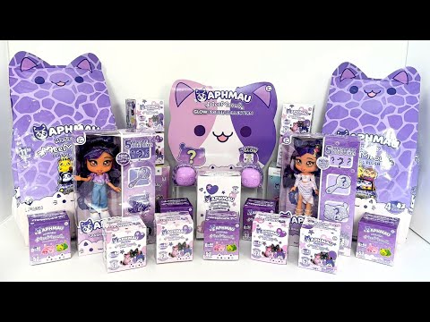 ASMR Huge APHMAU MeeMeow Plush Mystery Toys Oddly Satisfying Unboxing Collection v2