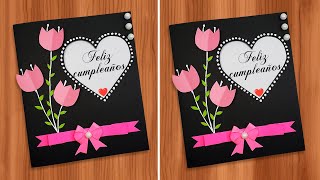 Tarjeta de cumpleaños hecha a mano | Idea de tarjeta de cumpleaños  Beautiful Handmade Birthday card