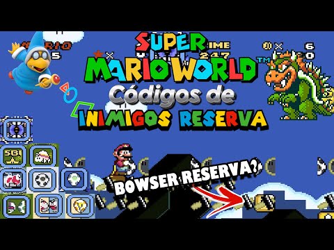 Códigos de Inimigos Reserva no Super Mario World