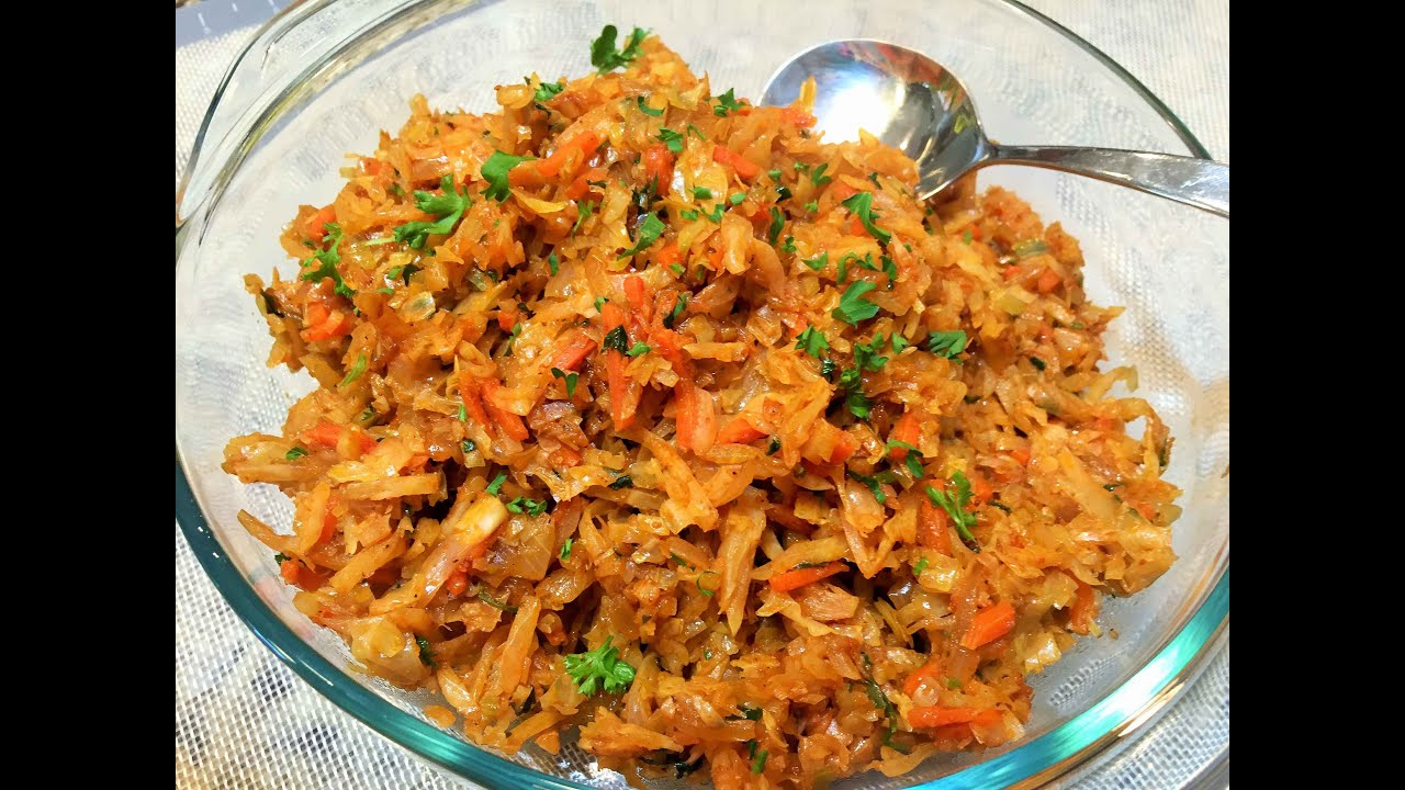 ТУШЕНАЯ КАПУСТА, Вкусный Гарнир и Обалденная Начинка для Пирожков, Пирогов и Вареников( Filling )