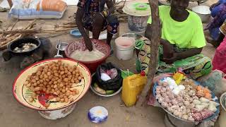 A typical village market in Cameroon