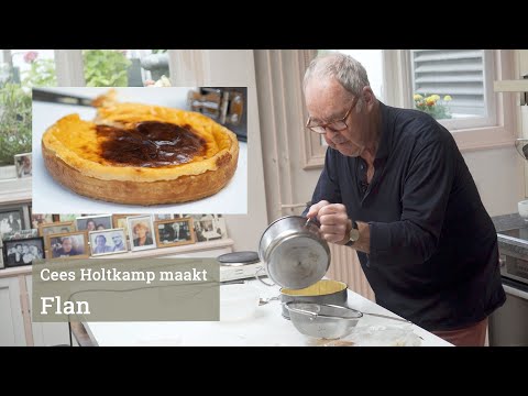 Cees Holtkamp maakt een Parijse flan