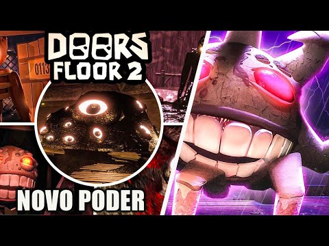 FIM DO FLOOR 2 + TODAS AS CENAS E CHEFES! - Atualização do andar 2 do DOORS [The Mines]