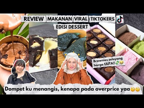 TASYI REVIEW MAKANAN VIRAL TIKTOKERS EDISI DESSERT‼️DOMPETKU MENANGIS.. KENAPA PADA OVERPRICE YAA...