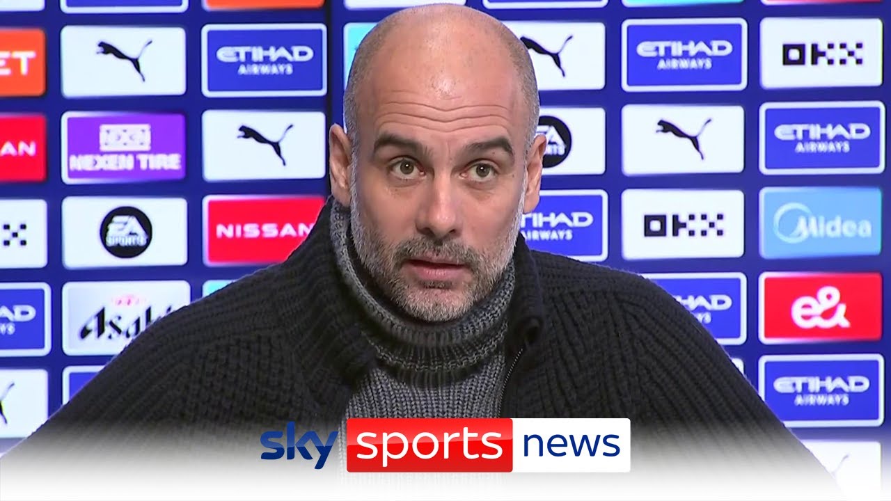 Pep Guardiola apologises to Steven Gerrard after making a comment about the midfielder’s slip