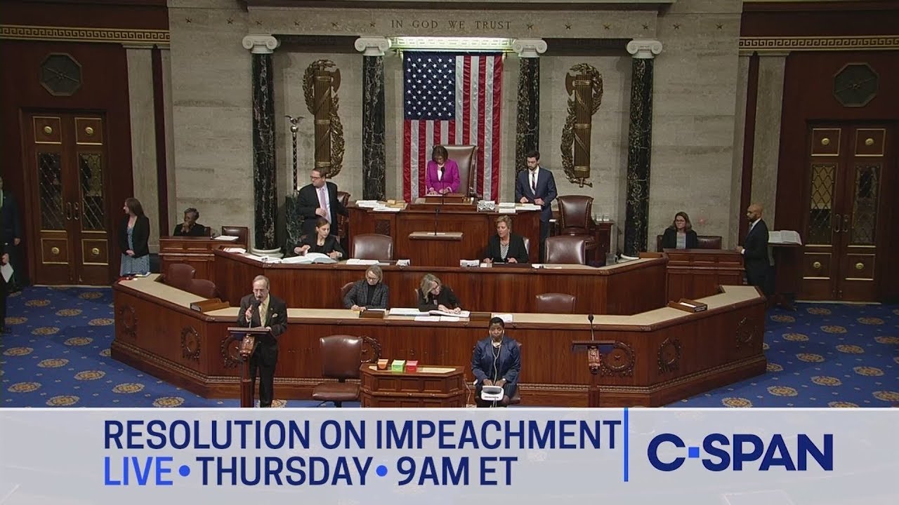 U.S. House Debate & Vote on Impeachment Inquiry Resolution