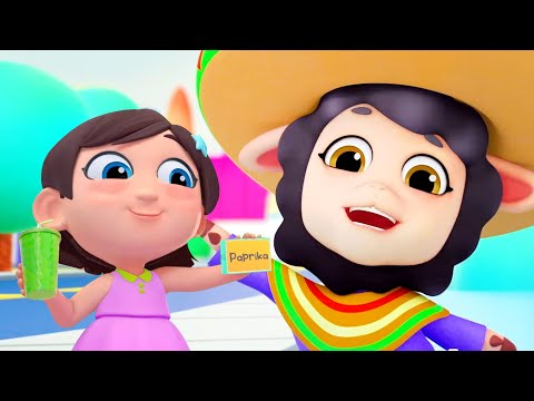 The Paprika Song, Colorful Veggie Song for Toddlers