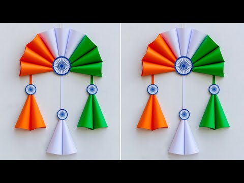 Republic Day Wallhanging Craft // Tricolor wall decoration ideas // 26th January special craft