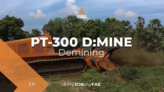 Video - FAE PT-300 D:MINE - Ground preparation at The Halo Trust Sri Lanka work area