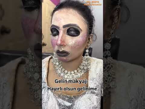 Gelin makyajı olduğuna emin miyiz😅  #komikvideolar  #komik  #shorts #reels #mizah #keşfet