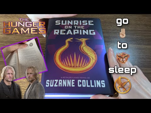 Reading You a Bedtime Story 💤 | Sunrise on the Reaping 📖 Mouth Sounds, Whispering, Page Turning