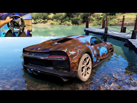 Rebuilding 1500HP Bugatti Chiron | Forza Horizon 5 | Moza R9 gameplay