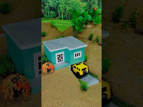 Shocked to See the Basement Under This Mini Brick House! #vfuho  #house #miniature