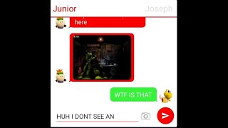SML TEXTING STORY | JUNIOR  WORKS AT FNAF | CREEPY | WATCH TILL END | JUNIOR DIES