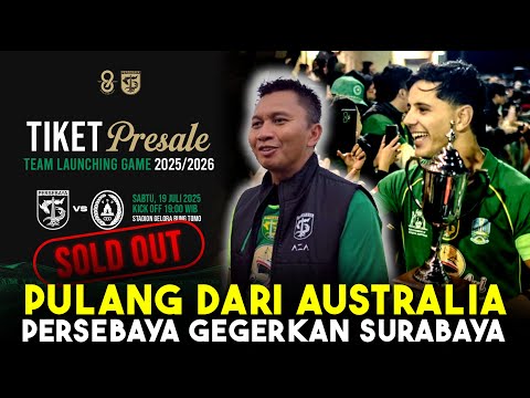 BIKIN GEGER!!  ANTUSIAS BONEK PECAH.. TIKET LAUNCHING GAME PERSEBAYA LUDES DALAM HITUNGAN MENIT!