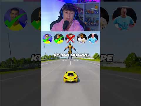 RONALDO VS MESSI VS MBAPPE VS HAALAND VS NEYMAR! #shorts