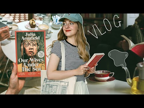 a cozy, bookish weekend vlog ☁️☕ book shopping, cafes & new faves