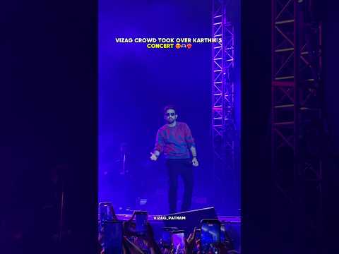Vizag crowd to over karthik’s concert #vizag #concert
