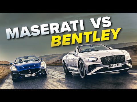 Bentley Continental GTC Speed vs Maserati GranCabrio Trofeo | Who makes the best luxury convertible?