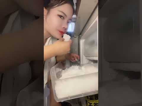 birthday girl ate fridge ice #shortsvideo
