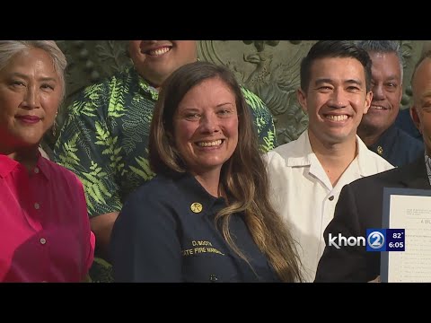 YouTube video thumbnail: Fire Power: Hawaii’s new Fire Marshal Hits the Ground Running