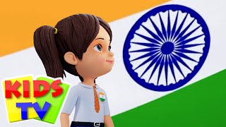 Jhanda Leke Chale School, ઝંડા લે ને ચલિયા હામે, Desh Bhakti Poem for Kids and Preschool Rhymes