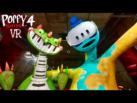 POPPY PLAYTIME 4 EN VR ES MÁS DIVERTIDO!