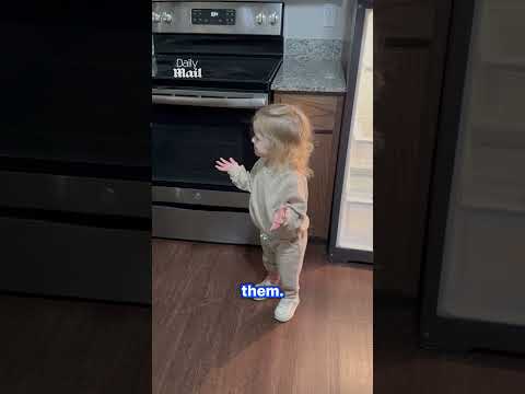 Toddler's hilarious reaction to empty fridge