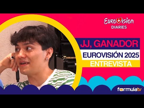 ENTREVISTA a JJ, ganador de Eurovisión 2025: el secreto del barco, las banderas LGBT+ y trofeo roto