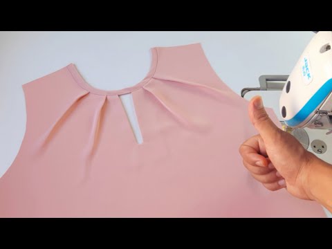 Easy steps for neck design cutting and stitching nobody talks about it. Don't miss it