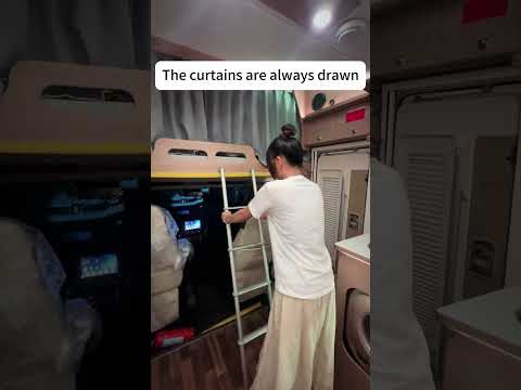 Suddenly woke up while camping in the RV #travel  #camping #travel trailer camping#automobile