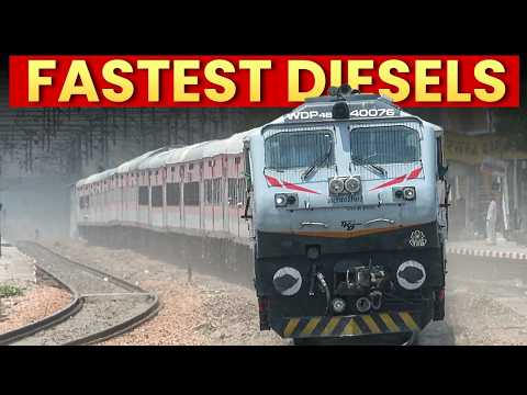 Fastest Diesel Trains Dangerous Encounters | Indian Railways