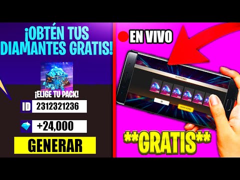 💎REGALANDO DIAMANTES en DIRECTO 💎 GENERADOR de DIAMANTES *GRATIS* SIN VERIFICACIÓN  para FREE FIRE💎