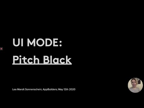 UI Mode: Pitch Black
