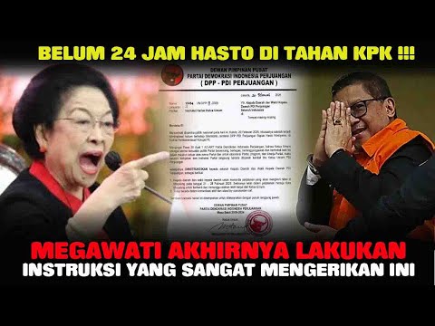 Hasto Di Tangkap KPK, MEGAWATI LANGSUNG PERINTAHKAN SEMUA KADER PDIP