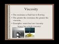 Viscosity and Flow Rate Concepts