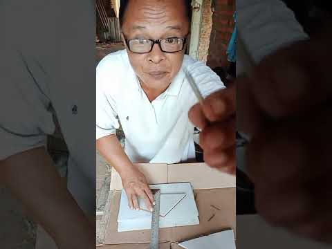 Cara dan triks potong keramik hanya dengan paku beton