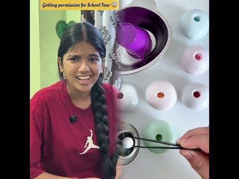 Getting permission for School Tour 😱 Laksha Joshi #shorts #Lakshajoshi