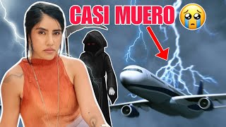 KAREN CASI MUERE EN EL AVIÓN 😭 LE CAYÓ UN RAYO ⚡
