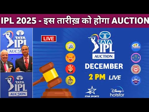 IPL 2025 Mega Auction kab hoga || IPL 2025 all Teams Purse Balanced & New Rules || IPL Auction Date