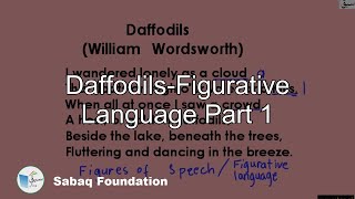 Daffodils-Figurative Language Part 1