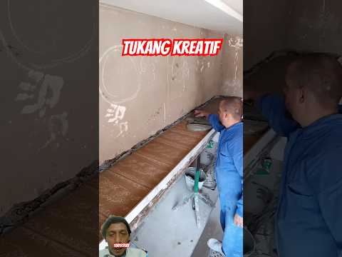 Meja Dapur Melayang #construction  #diy