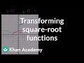 Exploring Graphs of Square Root Functions