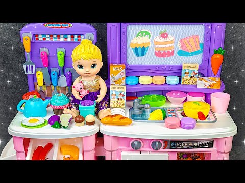 68 Minutes Satisfying with Unboxing Cute Pink Barbie Kitchen PlaySet, Disney Toys Review | ASMR