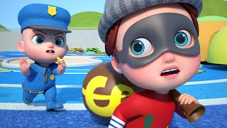 Baby Police Song! Let's Chase the Thief | GoBooBoo Nursery Rhymes & Kids Songs