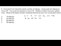 Stamp Arrangement and Multiples
