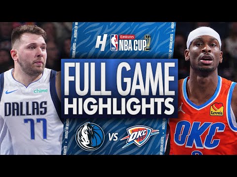 Dallas Mavericks vs Oklahoma City Thunder - Full Game Highlights | December 10, 2024 Emirates Cup