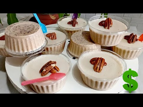POSTRE FACIL y RAPIDO para VENDER 🤑y GANAR DINERO desde CASA// sin HORNO- gelatina nuez